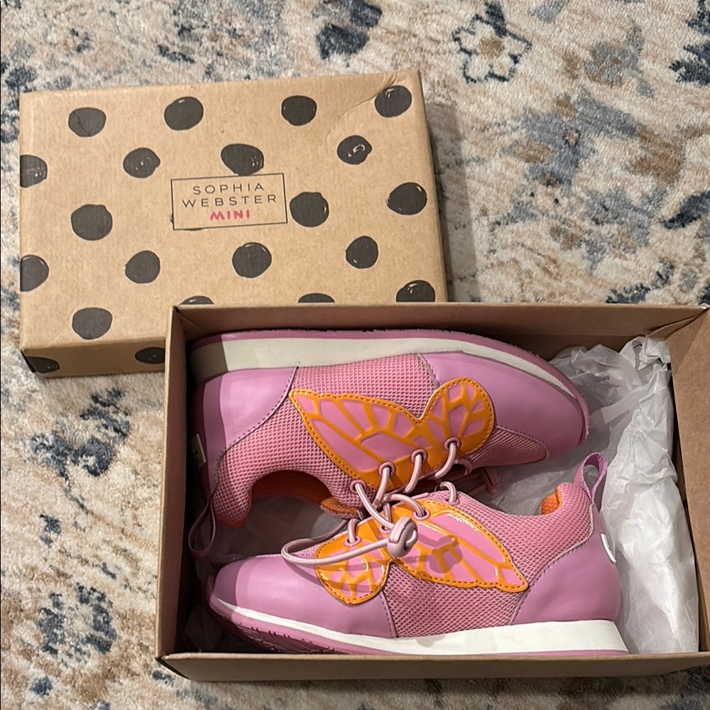 Sophia Webster Pink Butterfly Kids Shoes